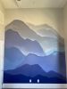 Misty Mountains | Murals by Aniko Doman. Item composed of synthetic