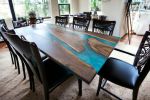 Epoxy Dining Table, Epoxy Resin Table, Epoxy Wood Table | Tables by Innovative Home Decors. Item made of wood works with country & farmhouse & art deco style