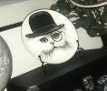 “Cat in Hat Plate” | Ceramic Plates by Rory Dobner