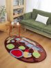 Carnival Vision | Small Rug in Rugs by Tuft Love Studio. Item composed of cotton & fiber