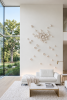 Modern Rose Wall Installation | Sculptures by Leramic