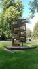 "Sentinels" | Public Sculptures by Brian Schader. Item made of steel with stone
