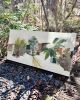 Treeline | Mixed Media in Paintings by Shelley Helms Fleishman. Item made of wood & cotton compatible with boho and contemporary style