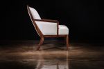 Exotic Wood and Leather Lounge Chair by Costantini, Belgrano | Chairs by Costantini Design. Item made of wood with leather