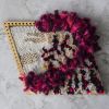 "Pink Zebra" Wall Hanging | Tapestry in Wall Hangings by Aurore Knight Art. Item composed of cotton and fiber in boho or contemporary style