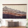 "Finley" - Modern Fiber Wall Hanging | Tapestry in Wall Hangings by Inspire By Kelsey (Kelsey Cerdas Art). Item made of wood & wool