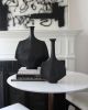HANÈ in Black - Ceramic Vessel | Vase in Vases & Vessels by Beverly Morrison - Sculptor. Item made of stoneware compatible with minimalism and mid century modern style
