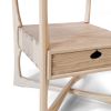 Ash Roke Side Table, Modern Nightstand with one Drawer | Tables by Arid. Item composed of wood compatible with minimalism and contemporary style