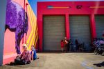 Big Betty | Street Murals by Lindsey Millikan. Item composed of synthetic