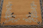 Rug & Kilim’s Chinese Art Deco Rug, Brown with Greek Key | Area Rug in Rugs by Rug and Kilim