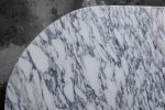 NAS Italian Arabescato Marble Dining Table | Tables by Aeterna Furniture. Item composed of marble