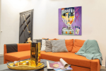 Kiss Me You Fool | Original Acrylic Painting | Oil And Acrylic Painting in Paintings by Aleea Jaques ,