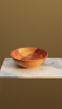 Cherry Wood Bowl with Green Resin | Handcrafted Luxury Art | Decorative Bowl in Decorative Objects by Holzkunst Samuel Meisinger. Item composed of wood in modern style