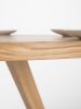 OKKO - Round dining table, made of solid oak wood | Tables by Mo Woodwork. Item made of oak wood compatible with minimalism and mid century modern style