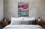 Passiflora | Oil And Acrylic Painting in Paintings by Elena Parau. Item made of canvas works with contemporary & country & farmhouse style