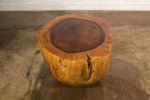 Carved Live Edge Solid Wood Trunk Table ƒ35 by Costantini | Side Table in Tables by Costantini Design. Item composed of wood