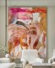 Shaman | Oil And Acrylic Painting in Paintings by Eugenie Diserio. Item made of canvas with synthetic works with mid century modern & contemporary style