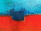 Sand and Sea - Abstract Painting on Canvas by Filomena Booth | Oil And Acrylic Painting in Paintings by Filomena Booth Fine Art. Item made of canvas works with contemporary & modern style