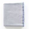Boro Blue Soft Handwoven Merino Throw | Linens & Bedding by Studio Variously. Item made of wool works with coastal & modern style