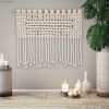 Figure I - Monochromatic Modern Macrame | Macrame Wall Hanging in Wall Hangings by Zora Studio. Item made of cotton works with minimalism & contemporary style