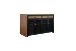 Waterfall Credenza | Storage by Two Bolts Studios. Item composed of wood in minimalism or industrial style