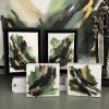 Hillside 1 | 5 x 5 | Oil And Acrylic Painting in Paintings by Ella Friberg. Item composed of canvas in contemporary or modern style