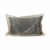 Bespoke Black Velvet Pillow With Champagne Organza Sleeve | Pillows by Mommani Threads. Item in contemporary or modern style