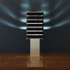 Exigen by Mnima. Table Light Sculpted from Solid Aluminum. | Table Lamp in Lamps by mnima. Item composed of aluminum and leather