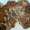 c.1920 Chinese Carved Architectural Panel — Floral Polychrom | Wall Sculpture in Wall Hangings by Loom&Drift. Item composed of wood compatible with mid century modern and country & farmhouse style