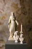 Virgin Mary Statue Made with Compressed Marble Powder | Sculptures by LAGU. Item composed of marble
