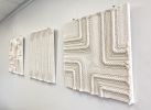 "LINEAS" Fiber Art Wall Hanging | Tapestry in Wall Hangings by SOJA Art Studio. Item made of canvas with fiber works with minimalism & contemporary style