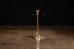 Bellance Occasional Cigarette Table in Cast Bronze and Glass | Side Table in Tables by Costantini Design. Item composed of bronze and glass
