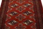 Red Tribal 3X5 Turkoman Persian Rug | Area Rug in Rugs by Magic Rugs. Item made of wool works with boho & country & farmhouse style