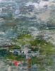 British Green | Oil And Acrylic Painting in Paintings by Ana Carolina Mönnaco. Item made of paper works with contemporary & coastal style