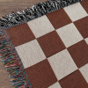 Checkers woven throw blanket. 05 | Linens & Bedding by forn Studio by Anna Pepe