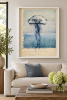 Cyenea Lamarki | Mixed Media by Peter Sandback. Item compatible with contemporary and modern style