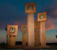 Unity | Public Sculptures by Brian Schader. Item made of steel & stone