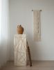 Wave textile wall art in Wabi Sabi style | Wall Sculpture in Wall Hangings by Versh Gallery. Item made of cotton works with minimalism & japandi style