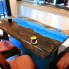 Epoxy Dining Table, Epoxy Resin Table, Epoxy Wood Table | Tables by Innovative Home Decors. Item composed of wood in country & farmhouse or art deco style