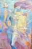 "Unveiling Enigma" | Paintings by Marina Saba Fine Art. Item made of canvas works with contemporary & transitional style