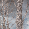 MOUNTAIN RETREAT 36X60 - MIXED MEDIA - wood panel | Mixed Media by Carolyn Johnson Coastal Art. Item made of wood