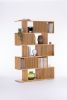 MOLL – Solid Oak Wood Bookshelf - Versatile and Multi-functi | Book Case in Storage by Mo Woodwork. Item composed of oak wood in minimalism or mid century modern style