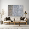'Reverie' - Textured Abstract Artwork | Oil And Acrylic Painting in Paintings by Christina Twomey Art + Design. Item composed of canvas compatible with minimalism and contemporary style