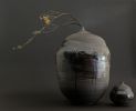 RWH-83, Large black clay female vessel. | Vase in Vases & Vessels by Rosa Wiland Holmes. Item composed of stoneware