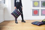 Grid Pillow Cover | Pillows by Molly Fitzpatrick. Item made of cotton