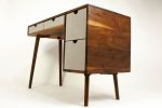 The Executive | Desk in Tables by Curly Woods. Item made of maple wood works with mid century modern style