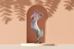 Sculptural Fabric Floor Lamp Aquarius by Studio Mirei | Lamps by Costantini Designñ. Item composed of fabric