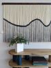 Lots Of Dots | Macrame Wall Hanging in Wall Hangings by Kat | Home Studio. Item made of wood & fabric compatible with contemporary and japandi style