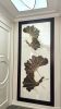 Ginkgo leaves wall installation | Mosaic in Art & Wall Decor by Julia Gorbunova. Item made of glass compatible with contemporary and art deco style