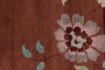 Rug & Kilim’s Chinese Art Deco Square Rug, Vibrant Florals | Area Rug in Rugs by Rug and Kilim